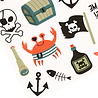 Folat Pirate Party Fake Tattoos | per sheet Folat Pirate Party Fake Tattoos | per sheet