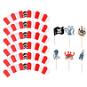 Folat Pirate Party Cupcake Decoration Set | 6 pieces Folat Pirate Party Cupcake Decoration Set | 6 pieces