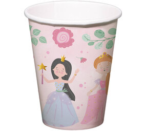Folat Pretty Princess Tassen 250 ml | 8 Stück