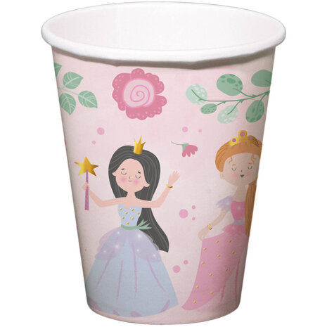 Folat Pretty Princess Bekers 250ml | 8 stuks