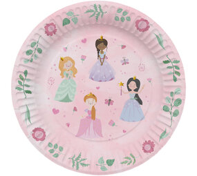 Folat Pretty Princess Plates 23cm | 8 pieces