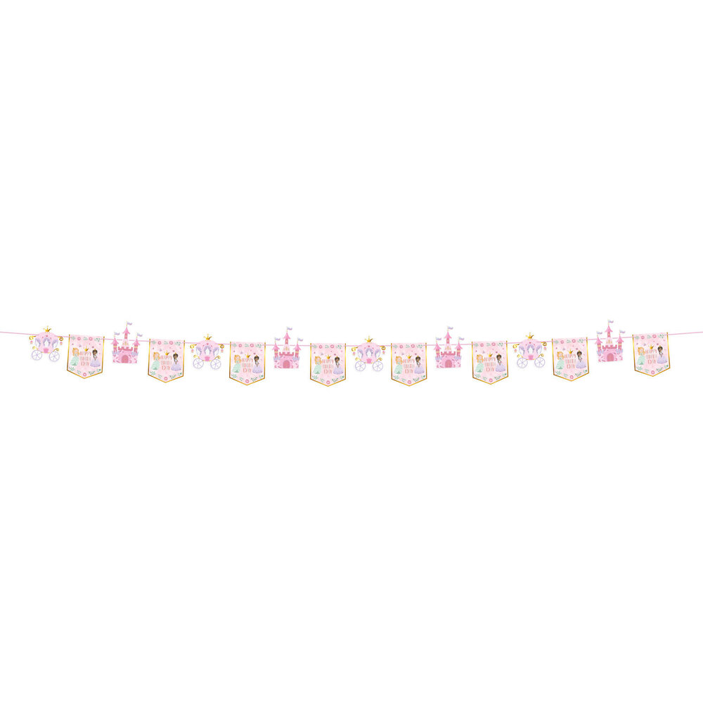 Folat Pretty Princess Vlaggenlijn Slinger 6mtr | per stuk Folat Pretty Princess Vlaggenlijn Slinger 6mtr | per stuk