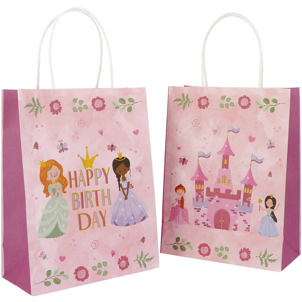 Folat Pretty Princess Party Bags 20x27cm | 6 pieces