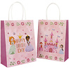 Folat Hübsche Prinzessinnen-Partytüten 20x27cm | 6 Stück Folat Hübsche Prinzessinnen-Partytüten 20x27cm | 6 Stück