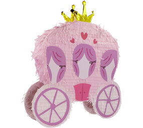 Folat Pretty Princess Prinsessen Koets Pinata 45x50cm | per stuk Folat Pretty Princess Prinsessen Koets Pinata 45x50cm | per stuk