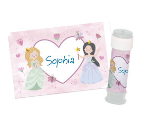 Folat Pretty Princess Bellenblaas Stickers | 6 stuks Folat Pretty Princess Bellenblaas Stickers | 6 stuks