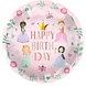 Folat Ballon en aluminium « Joyeux anniversaire Princesse » 45 cm | à l’unité