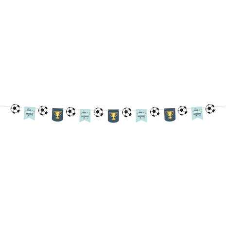 Folat Fantastic Football Flag Garland 6 meters | per piece