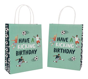 Folat Fantastic Football Uitdeelzakjes 20x27cm | 6 stuks Folat Fantastic Football Uitdeelzakjes 20x27cm | 6 stuks