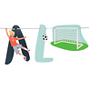 Folat Fantastische Fußball-Geburtstagsbuchstaben-Girlande, 1,5 m | 2-teilig Folat Fantastische Fußball-Geburtstagsbuchstaben-Girlande, 1,5 m | 2-teilig