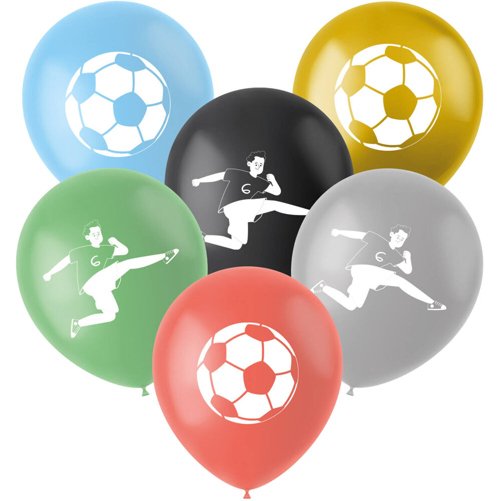 Folat Fantastic Football Ballonnen 33cm | 6 stuks Folat Fantastic Football Ballonnen 33cm | 6 stuks