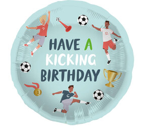 Folat Fantastic Football Happy Birthday Folie Ballon 45cm | per stuk Folat Fantastic Football Happy Birthday Folie Ballon 45cm | per stuk