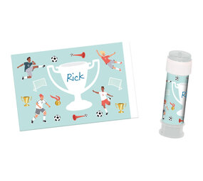 Folat Fantastische Fußball-Bubble-Sticker | 6 Stück