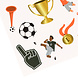 Folat Fantastische Fußball-Tattoos zum Nachahmen | pro Blatt