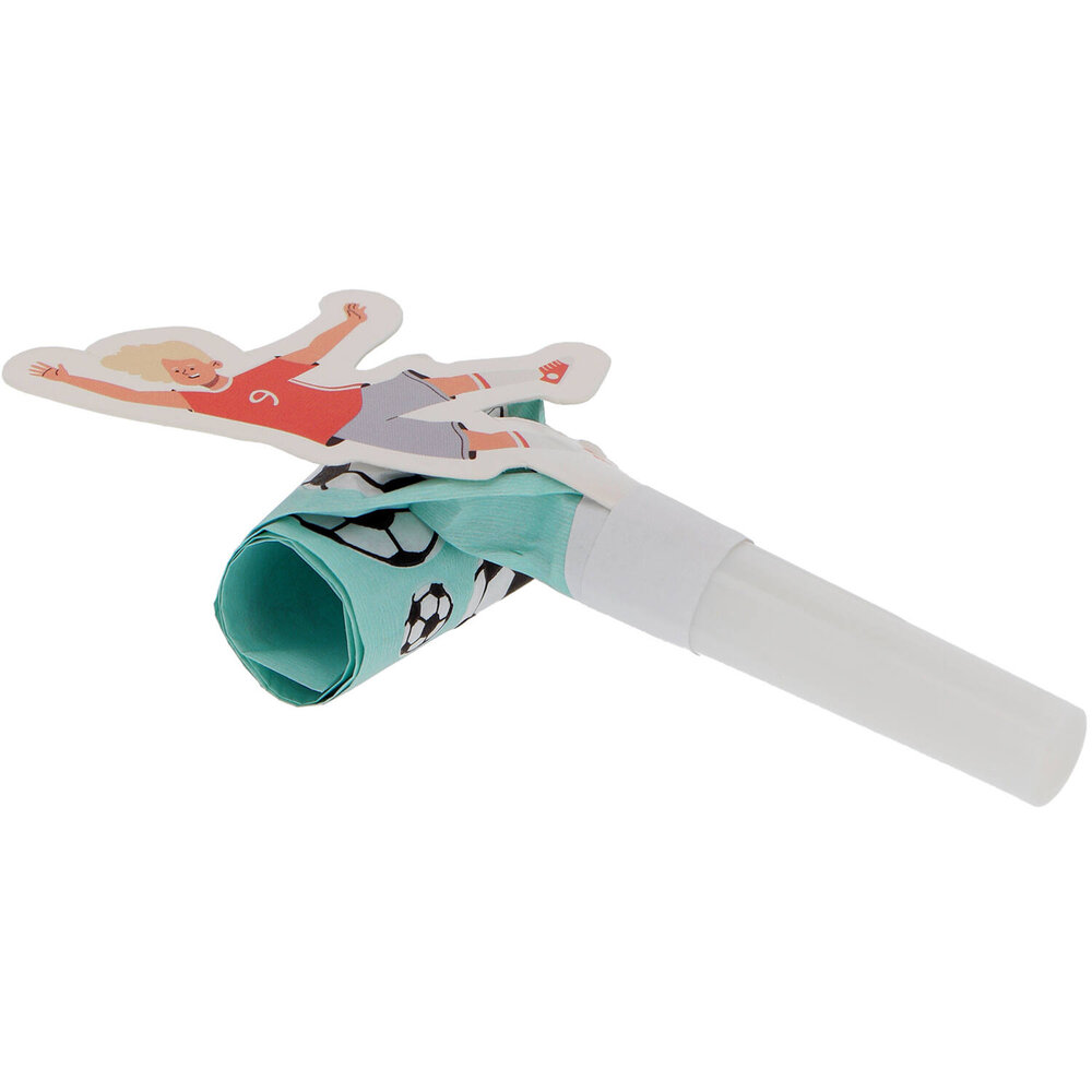 Folat Fantastische Fußball-Rollzungen 28 cm | 6 Stück