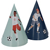 Folat Fantastic Football Party Hats 16cm | 6 pieces Folat Fantastic Football Party Hats 16cm | 6 pieces