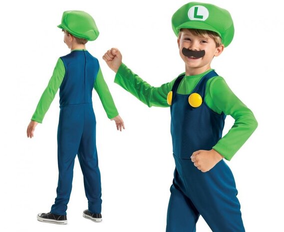 Disguise Super Mario Luigi Kostüm für Kinder