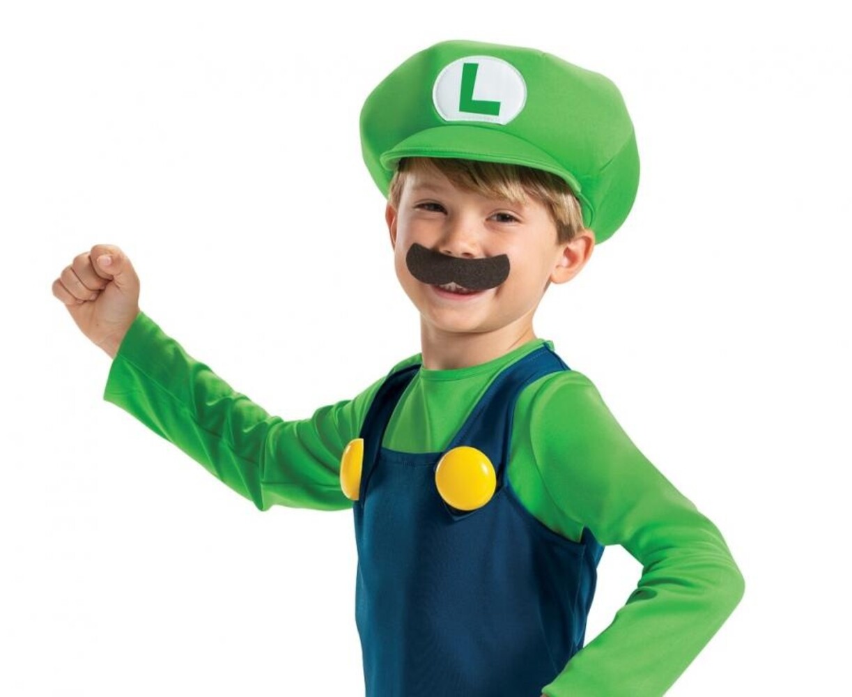 Disguise Super Mario Luigi Costume for Kids