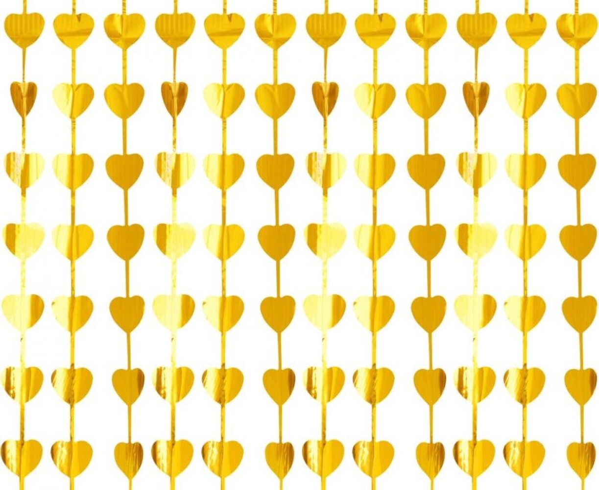 Godan Deurgordijn Gouden Hartjes 100x200cm  | per stuk Godan Deurgordijn Gouden Hartjes 100x200cm  | per stuk