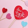 Godan "Love is in the air" Heart pick 10x30cm | per piece Godan "Love is in the air" Heart pick 10x30cm | per piece