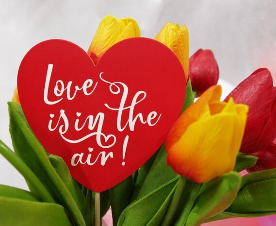 Godan "Love is in the air" Hartjes prikker 10x30cm | per stuk Godan "Love is in the air" Hartjes prikker 10x30cm | per stuk