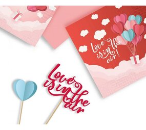 Godan "Love is in the air" Prikker 10x30cm | per stuk