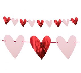 Godan Heart Flag Garland 200cm | per piece
