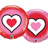 Qualatex Only Hearts Folie Ballon 45cm | per stuk Qualatex Only Hearts Folie Ballon 45cm | per stuk