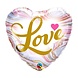 Qualatex Love Heart-Shaped Foil Balloon 45cm | per piece