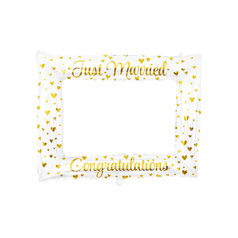 Paper Dreams Photo Frame Just Married 66x85cm | per set Paper Dreams Photo Frame Just Married 66x85cm | per set