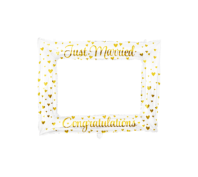 Paper Dreams Photo Frame Just Married 66x85cm | per set Paper Dreams Photo Frame Just Married 66x85cm | per set