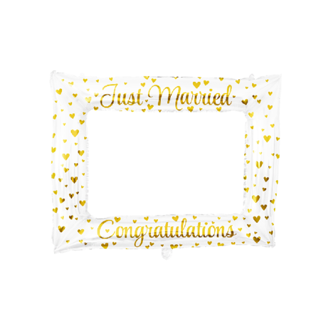 Paper Dreams Photo Frame Just Married 66x85cm | per set Paper Dreams Photo Frame Just Married 66x85cm | per set