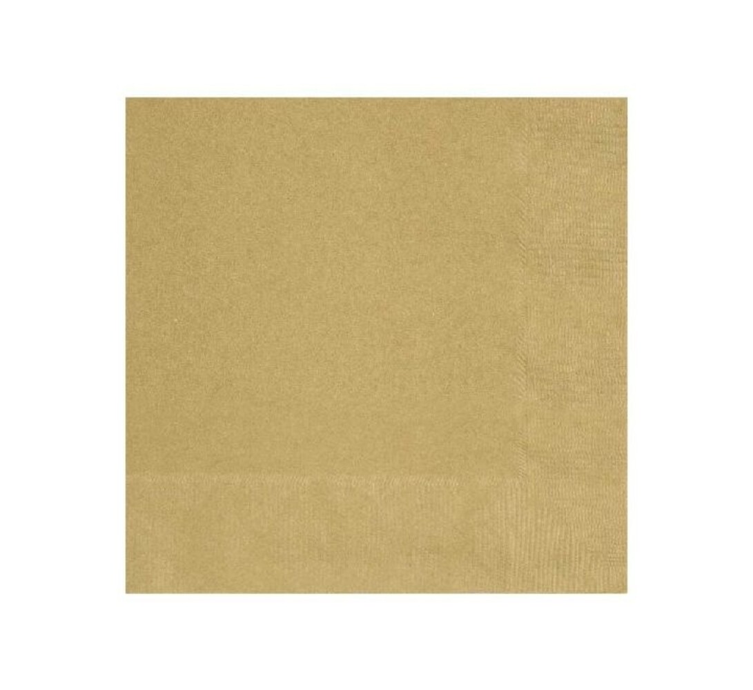 Unique Party Goldene Servietten 25x25cm | 20 Stück