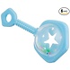 Unique Party Blue Baby Rattles 3x6cm | 6 pieces