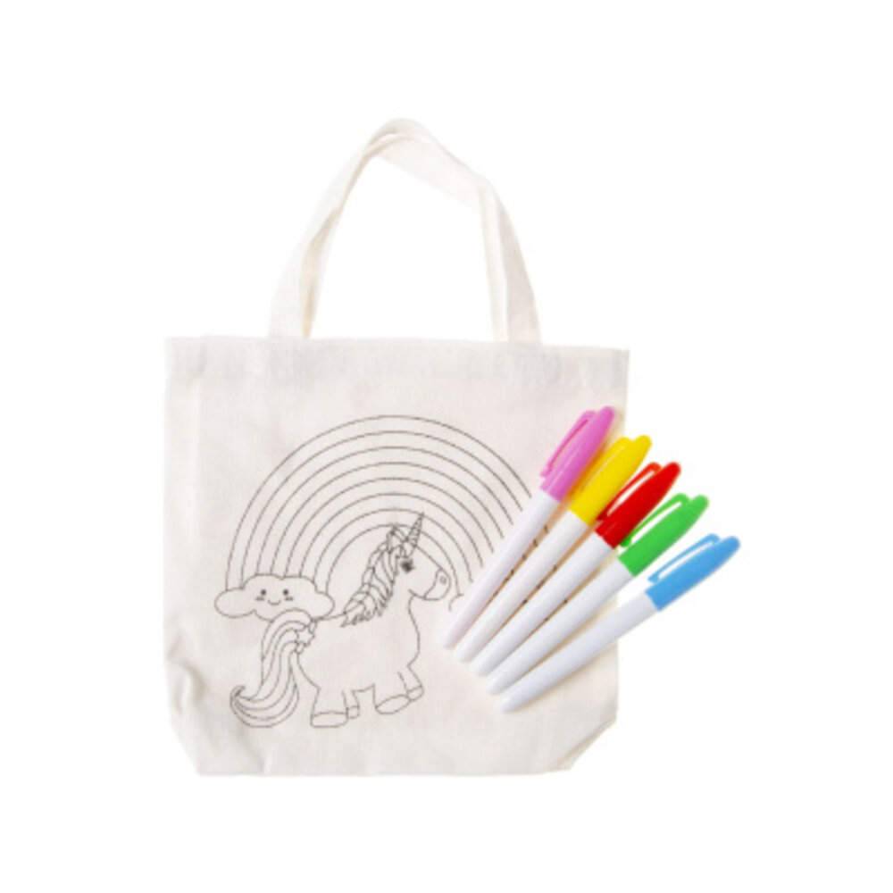 LG Imports Color Your Own Unicorn Bag | per piece
