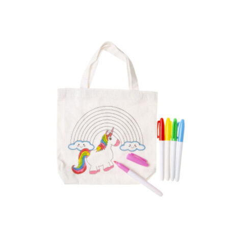 LG Imports Color Your Own Unicorn Bag | per piece