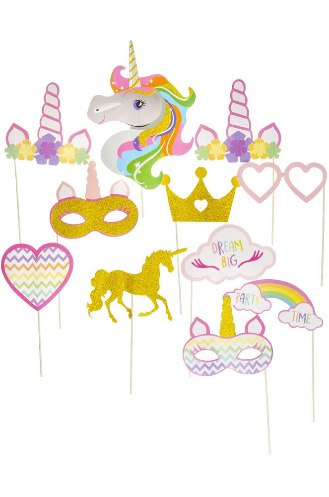 LG Imports Accessoires photo licorne | 13 pièces