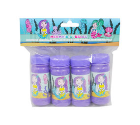 LG Imports Mermaid Bubble Blower 60ml | 4 pieces