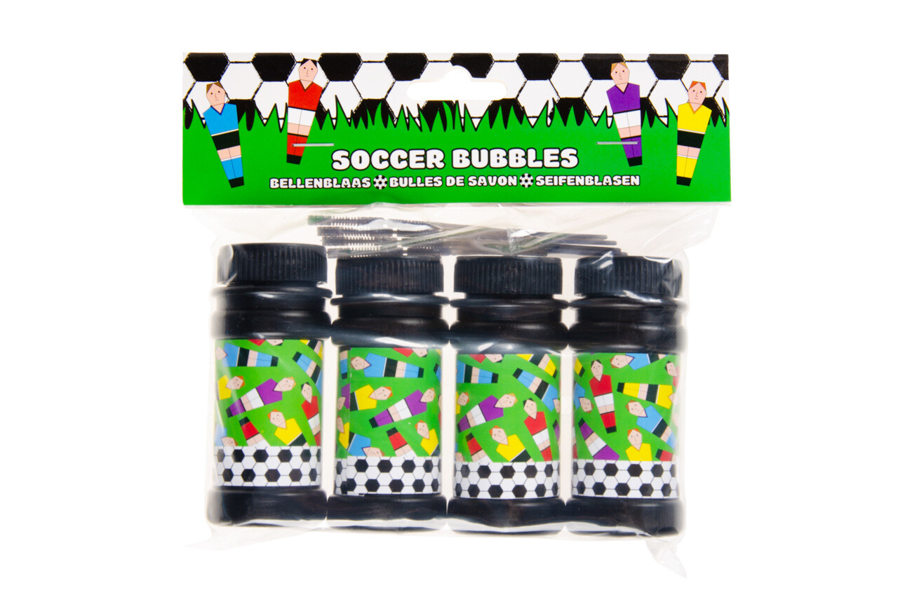 LG Imports Fußball-Seifenblasenmaschine 60 ml | 4 Stück