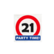 Paper Dreams Traffic Sign 21 Years Party Time Napkins 33x33cm | 16 pieces