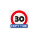 Paper Dreams Traffic Sign 30 Years Party Time Napkins 33x33cm | 16 pieces