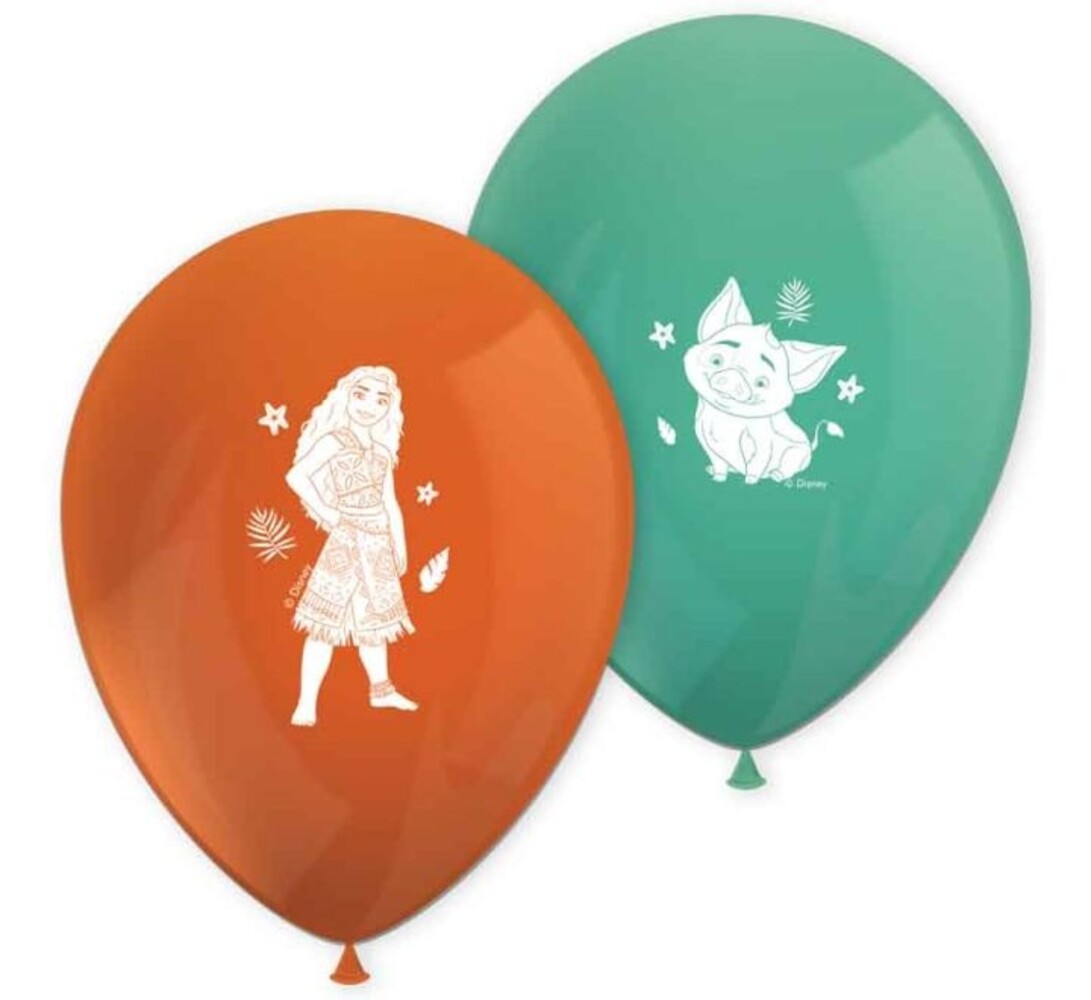 Procos Party Vaiana Ballonnen Sailing Spirit 28cm | 8 stuks Procos Party Vaiana Ballonnen Sailing Spirit 28cm | 8 stuks