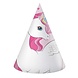 Procos Party Chapeaux de fête licorne aux couleurs de l'arc-en-ciel | 6 pièces