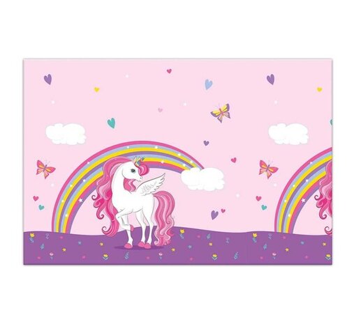 Procos Party Nappe Licorne Couleurs Arc-en-ciel 120x180cm | à l'unité