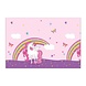 Procos Party Tischdecke „Einhorn Regenbogenfarben“ 120 x 180 cm | pro Stück