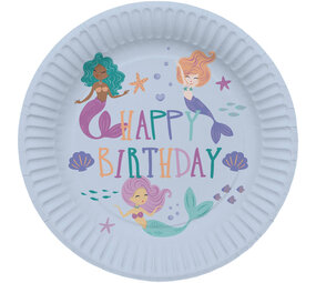 Folat Mermaid Magic Plates 23cm | 8 pieces