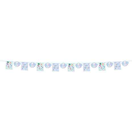 Folat Mermaid Magic Flag Garland 6 meters | per piece