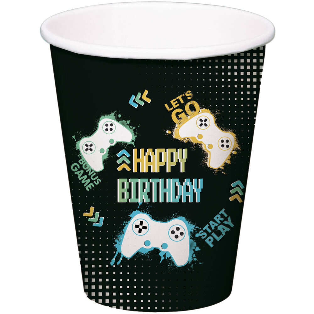 Folat Level Up Game Cups 250ml | 8 pieces