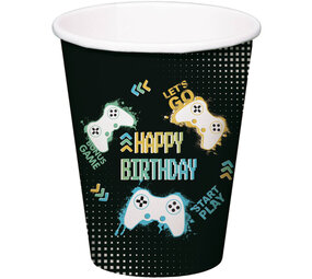 Folat Level Up Game Bekers 250ml | 8 stuks Folat Level Up Game Bekers 250ml | 8 stuks