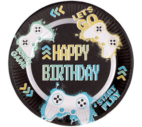 Folat Level Up Game Borden 23cm | 8 stuks Folat Level Up Game Borden 23cm | 8 stuks